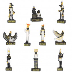 Mythologie Égyptienne - Série complète de 10 fèves mates - Année 2008